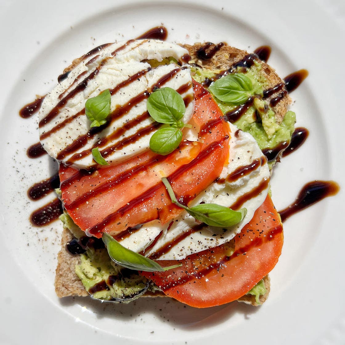 Caprese Avocado Toast