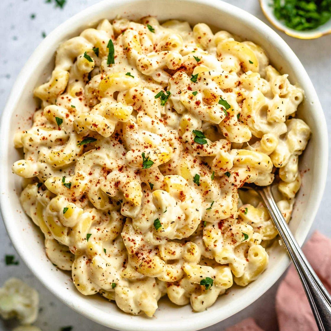 Vegan Cauliflower Mac and Cheese (25 minutes!)