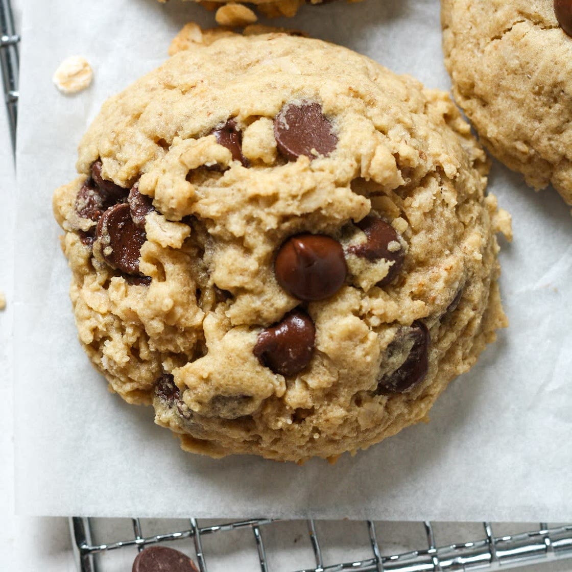 Gluten Free Oatmeal Chocolate Chip Cookies