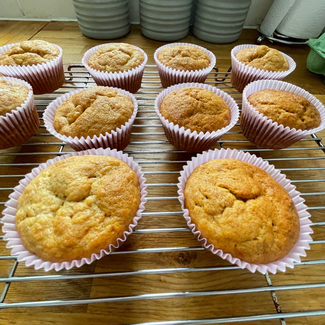 banana bread muffins 🍌