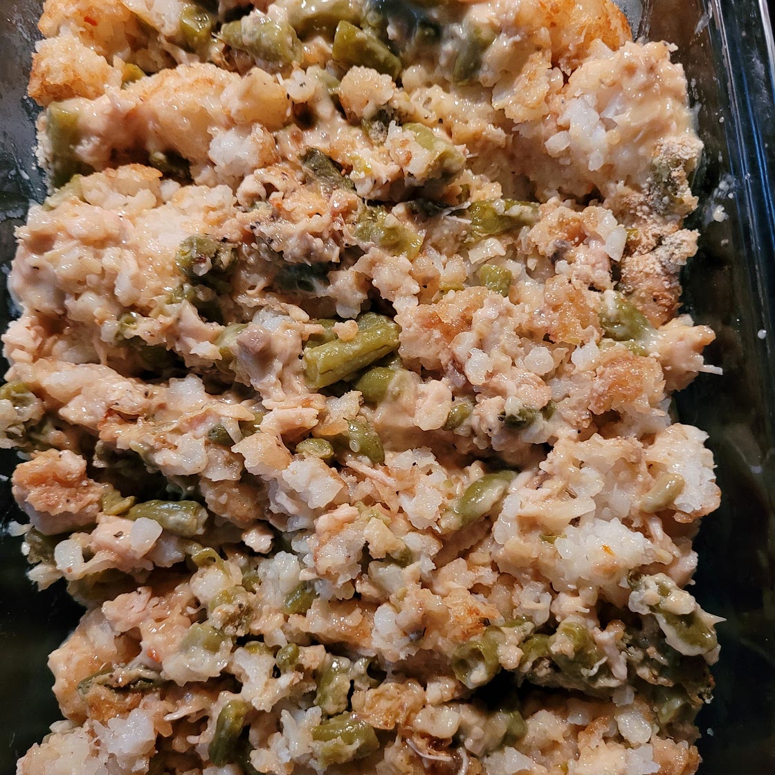 Tater tot Italian Chicken Casserole
