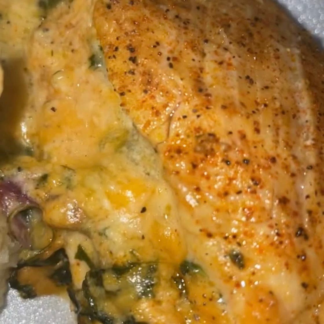 Spinach Stuffed Chicken Breasts