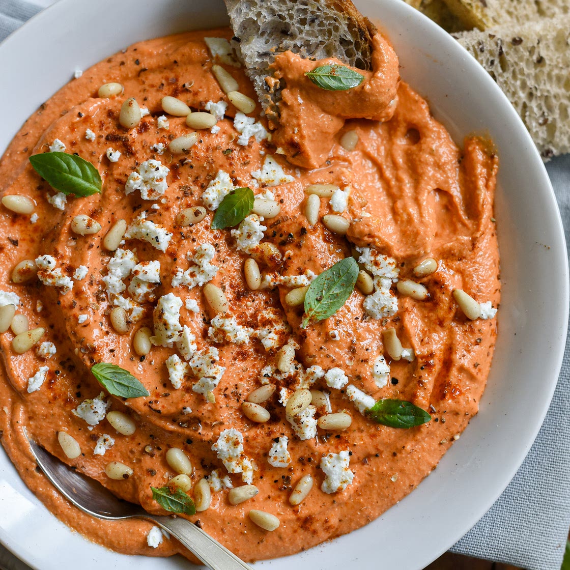 Roasted Red Pepper Dip (Poivronade)