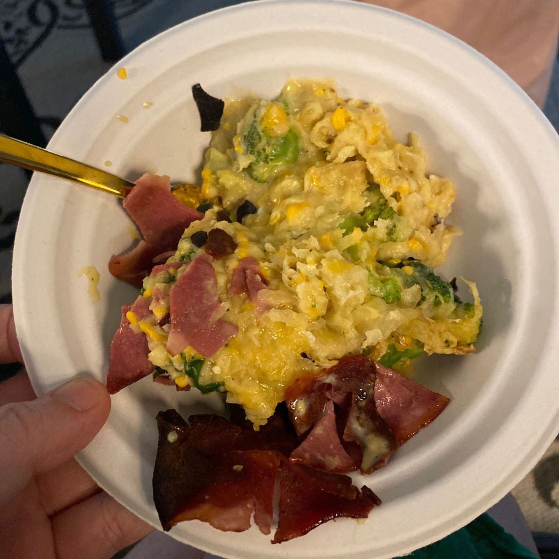 Broccoli-Cheddar Hash-Brown Casserole
