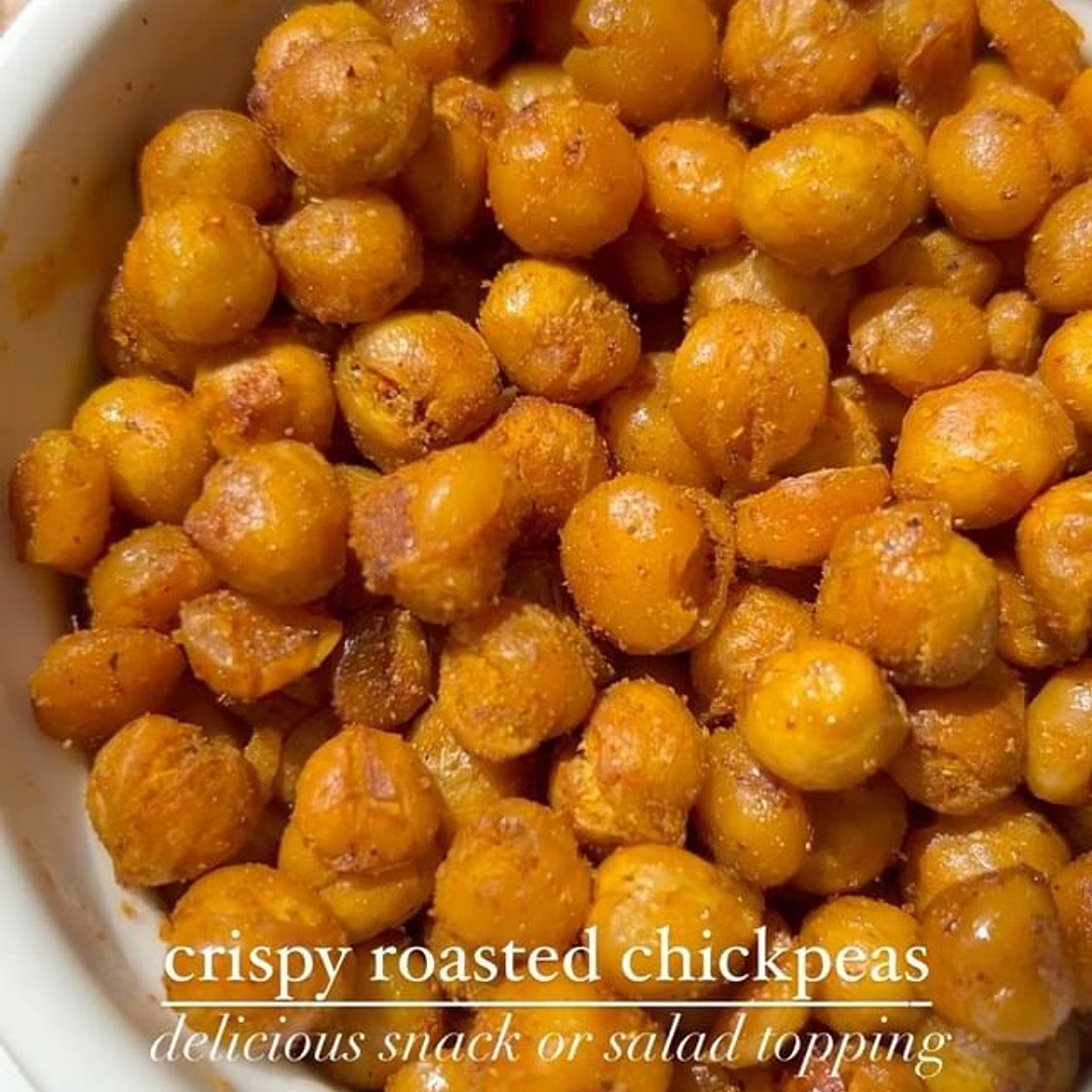 Crispy Roasted Chickpeas