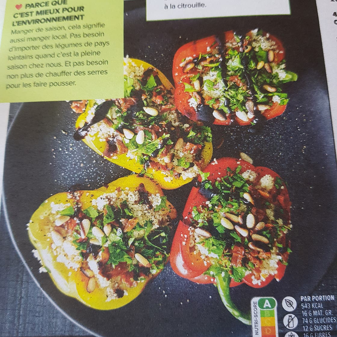 Poivrons farcis veggie