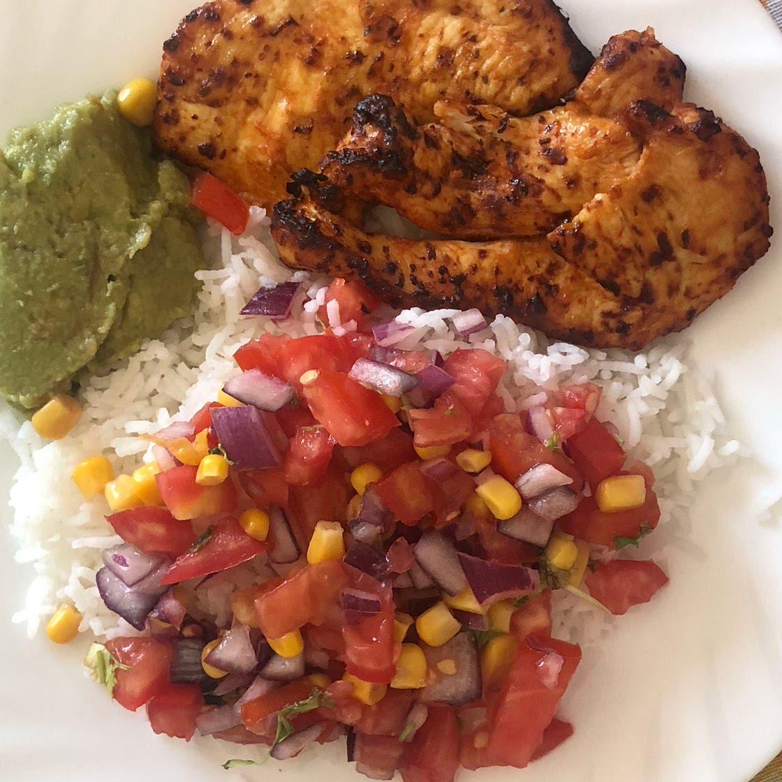 Air fried Mexican inspired Chicken
