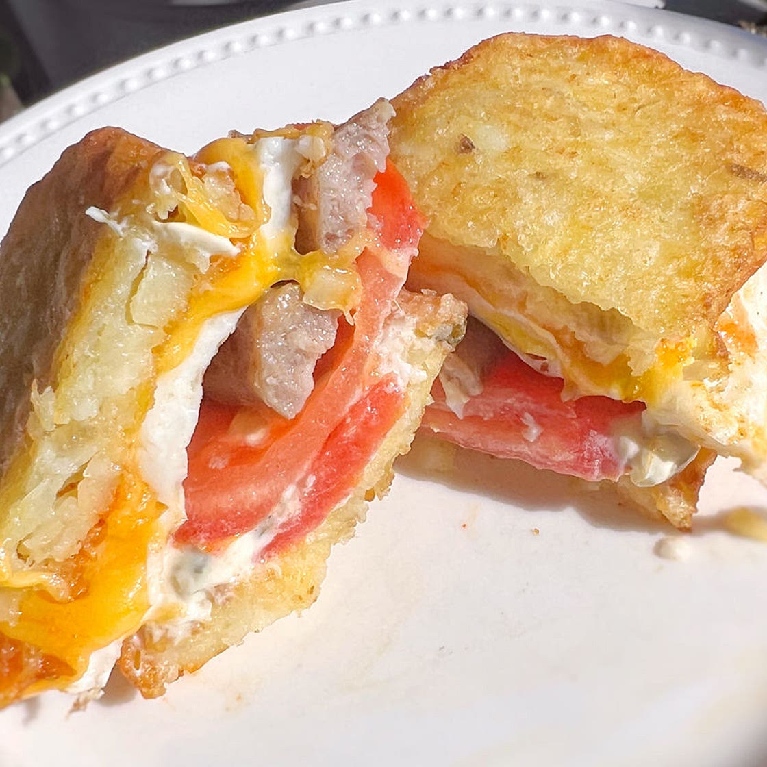 Hashbrown Breakfast Sandwich