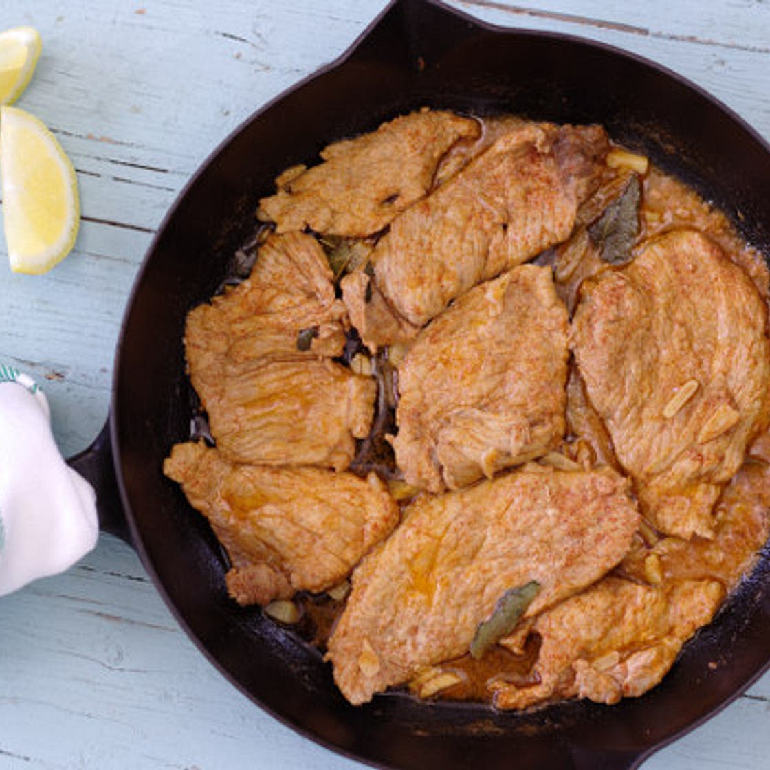 Bifanas na Frigideira com Limão