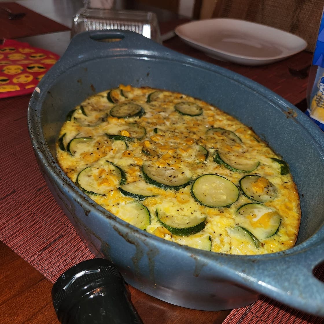 Sweet Corn and Zucchini Pie