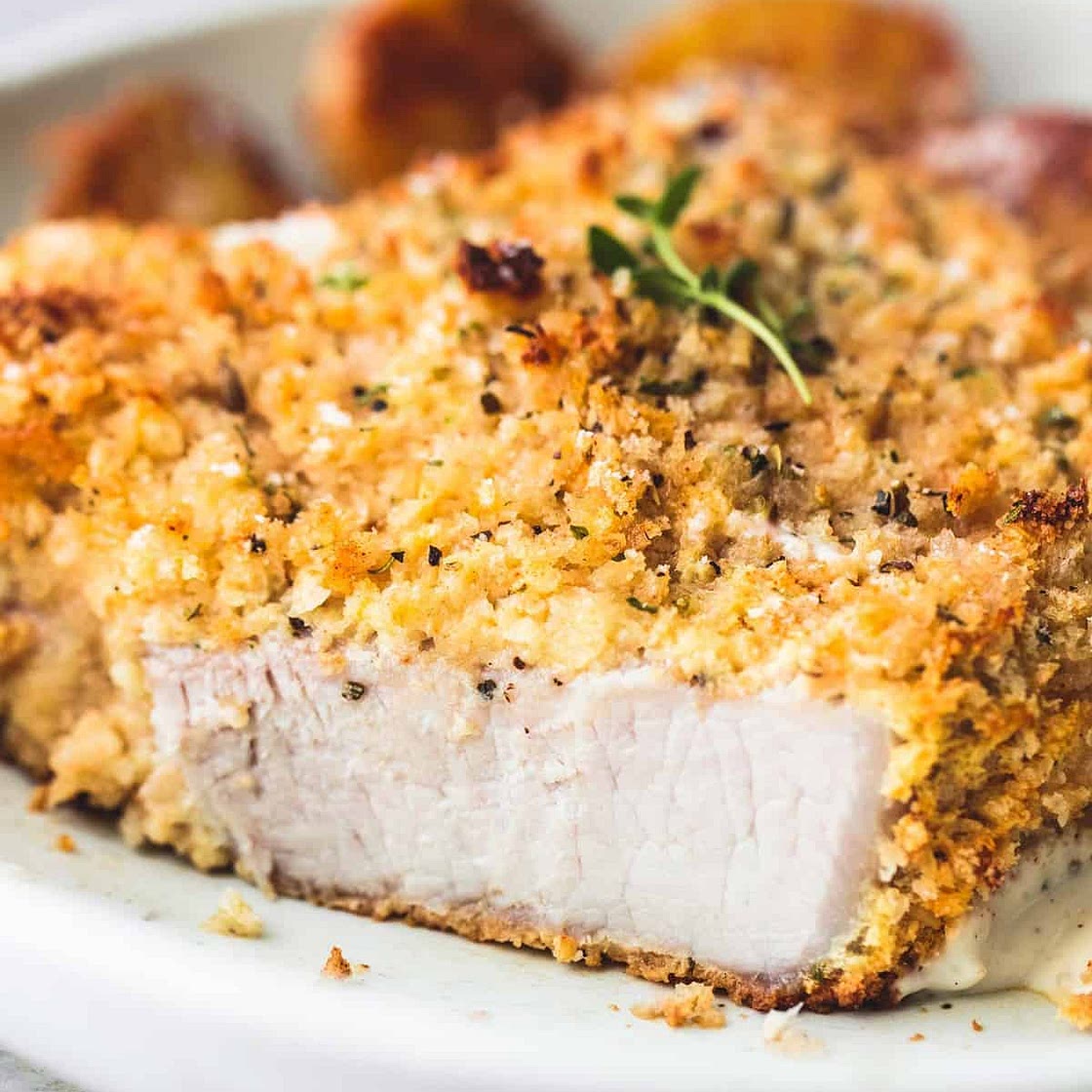 Shake and bake pork chops