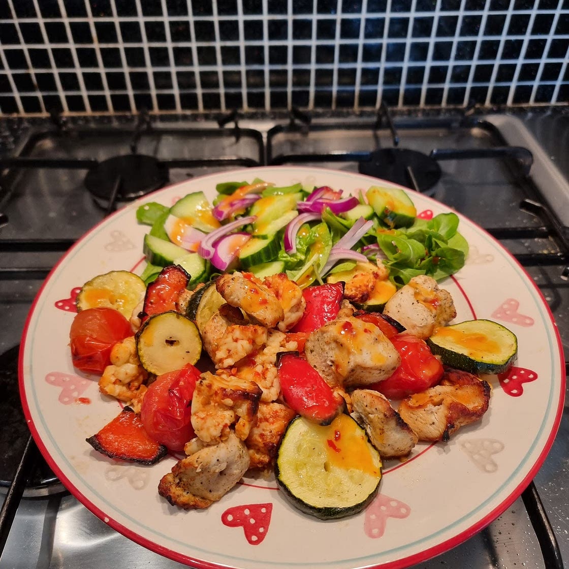 Lemon Chicken Skewers