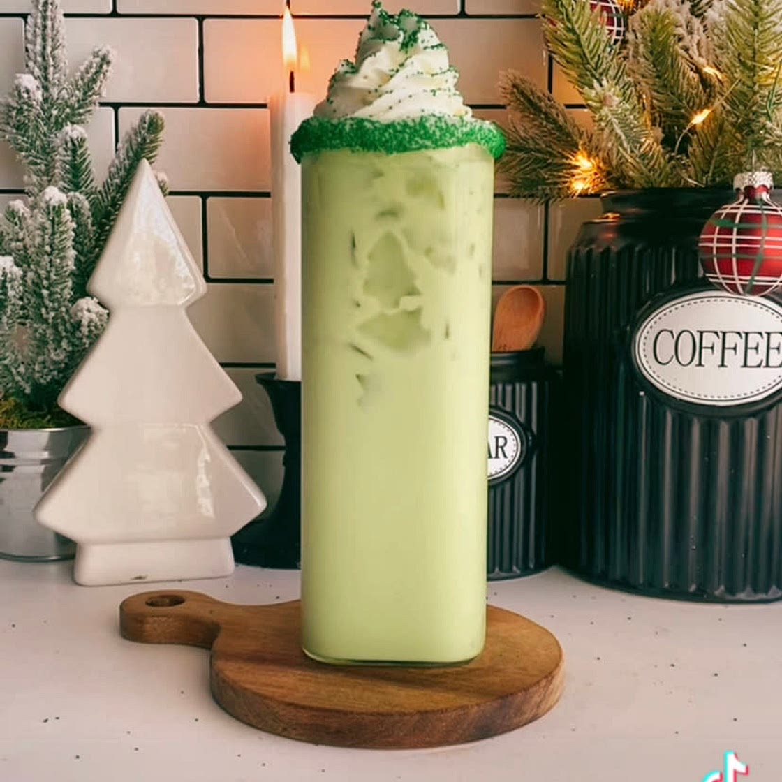 White Chocolate Peppermint Matcha