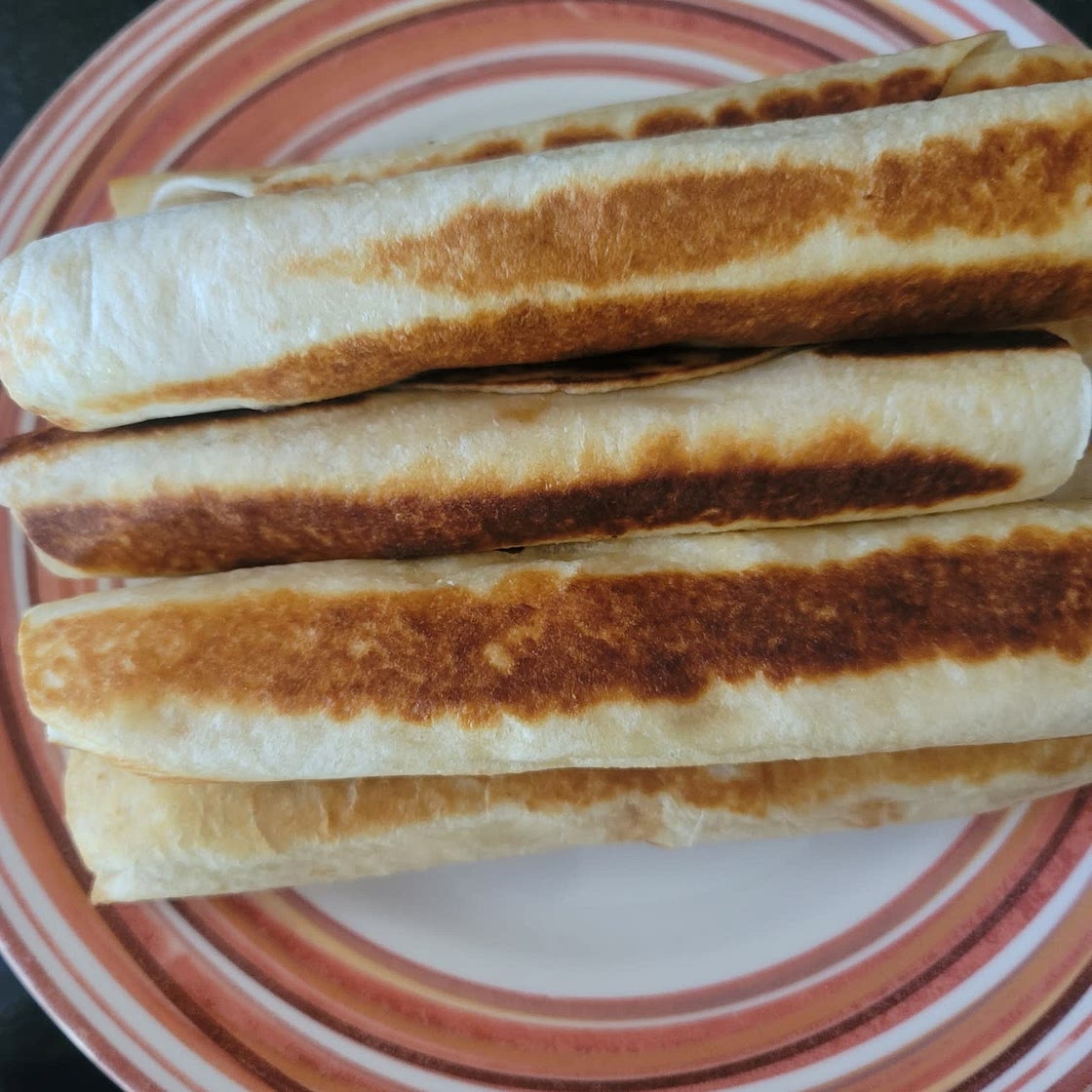 Crispy Jalapeno Popper Beef Taquitos