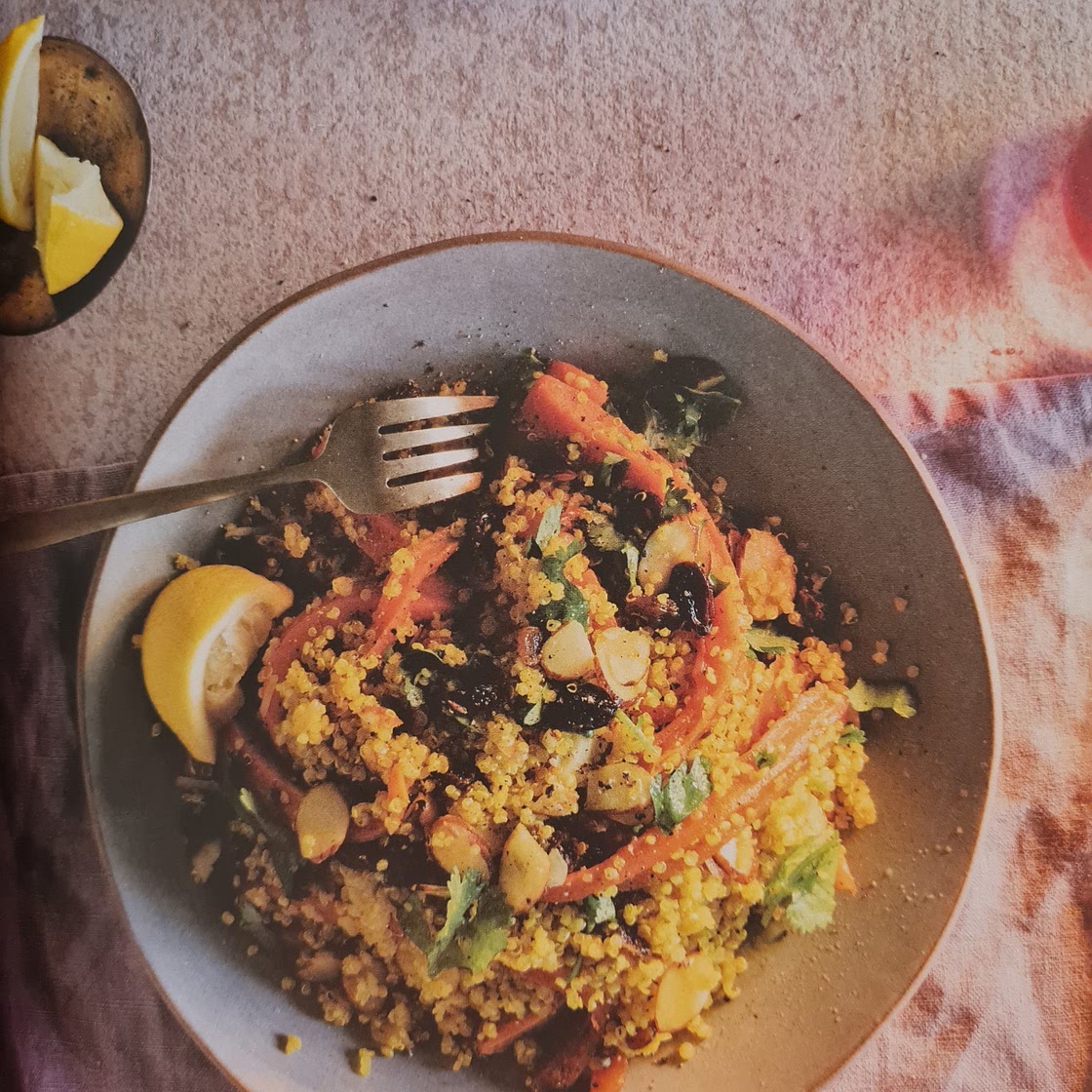 Moroccan Roasted Carrot and Quinoa Salad