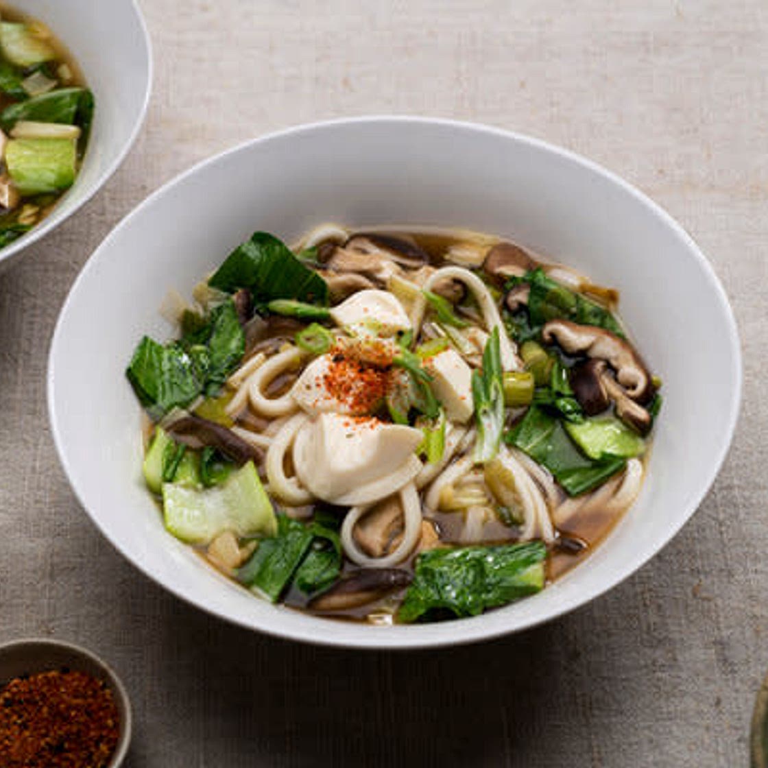 Mushroom Udon Noodle Bowl