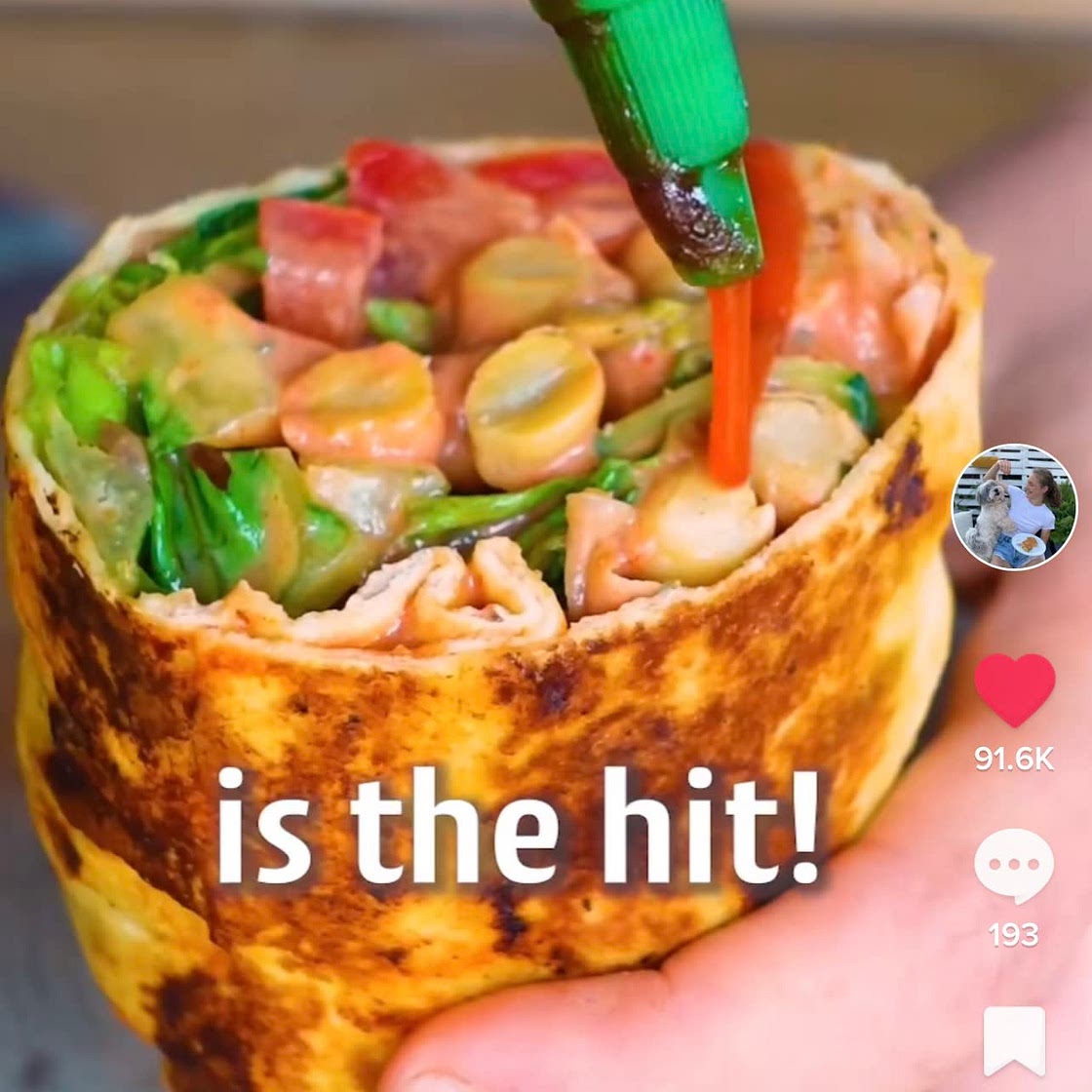 Chickpea wrap