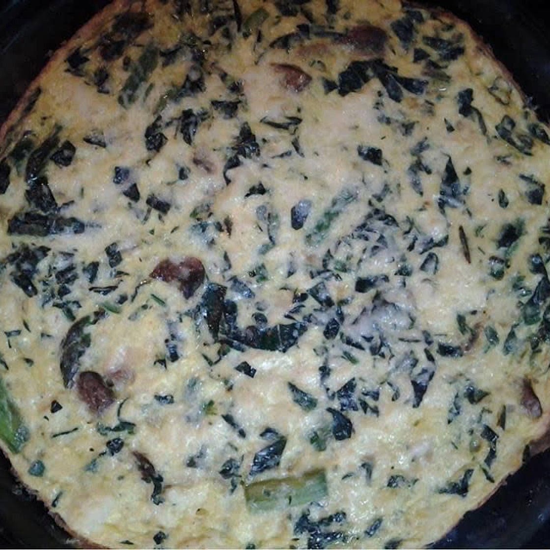 Crab, Spinach and Asparagus Quiche