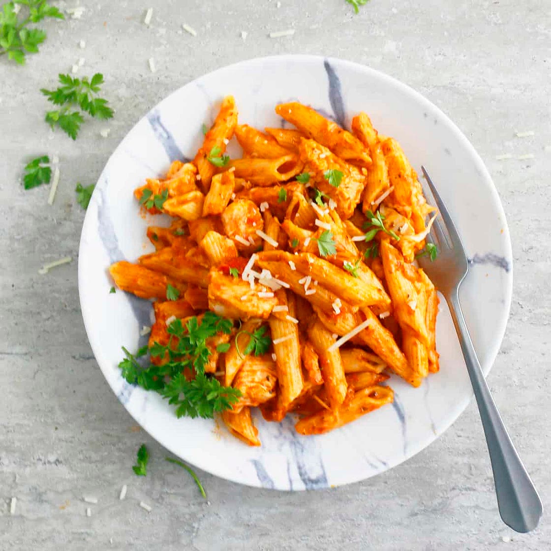 Instant Pot Chicken Parmesan Pasta