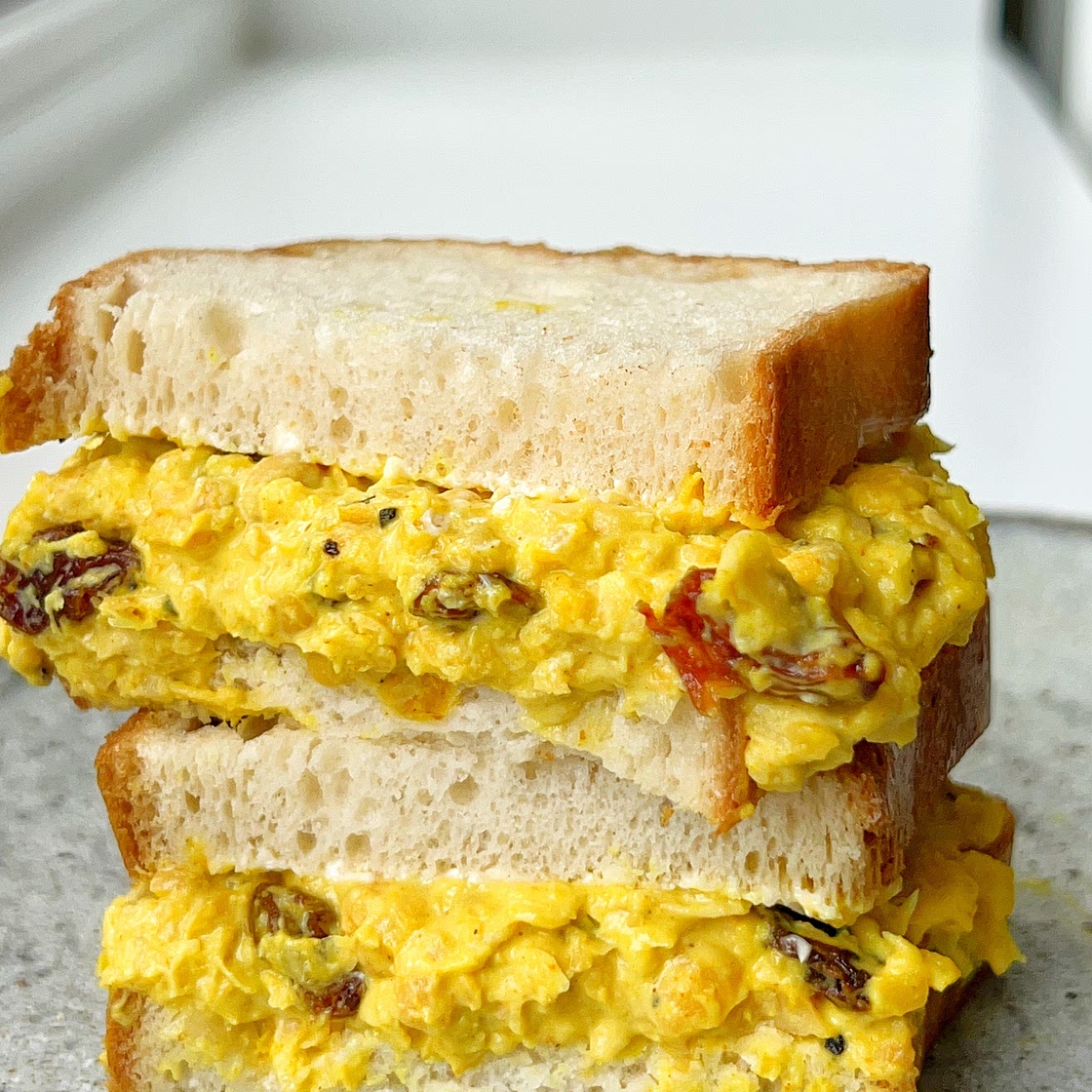 Coronation Chickpea Sandwich