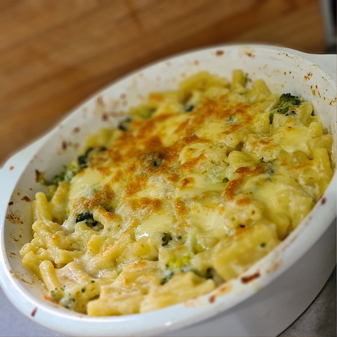 Three Cheese Pasta With Broccoli