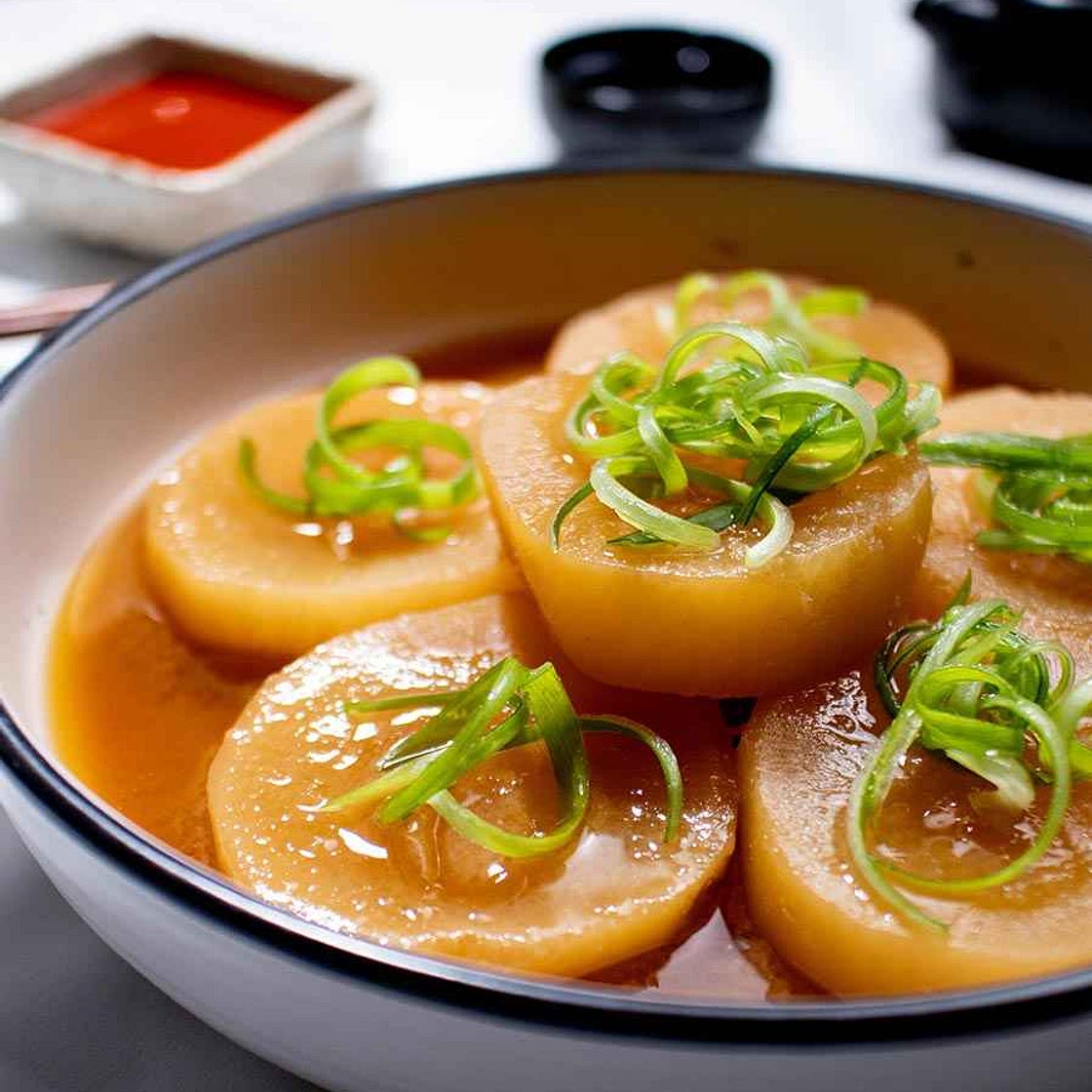 Daikon Radish in Miso Broth