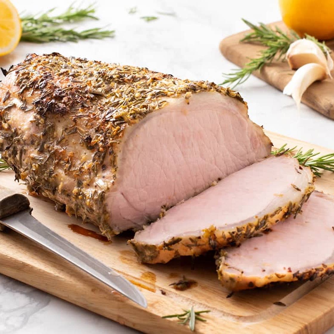 Rosemary Garlic Pork Roast Recipe