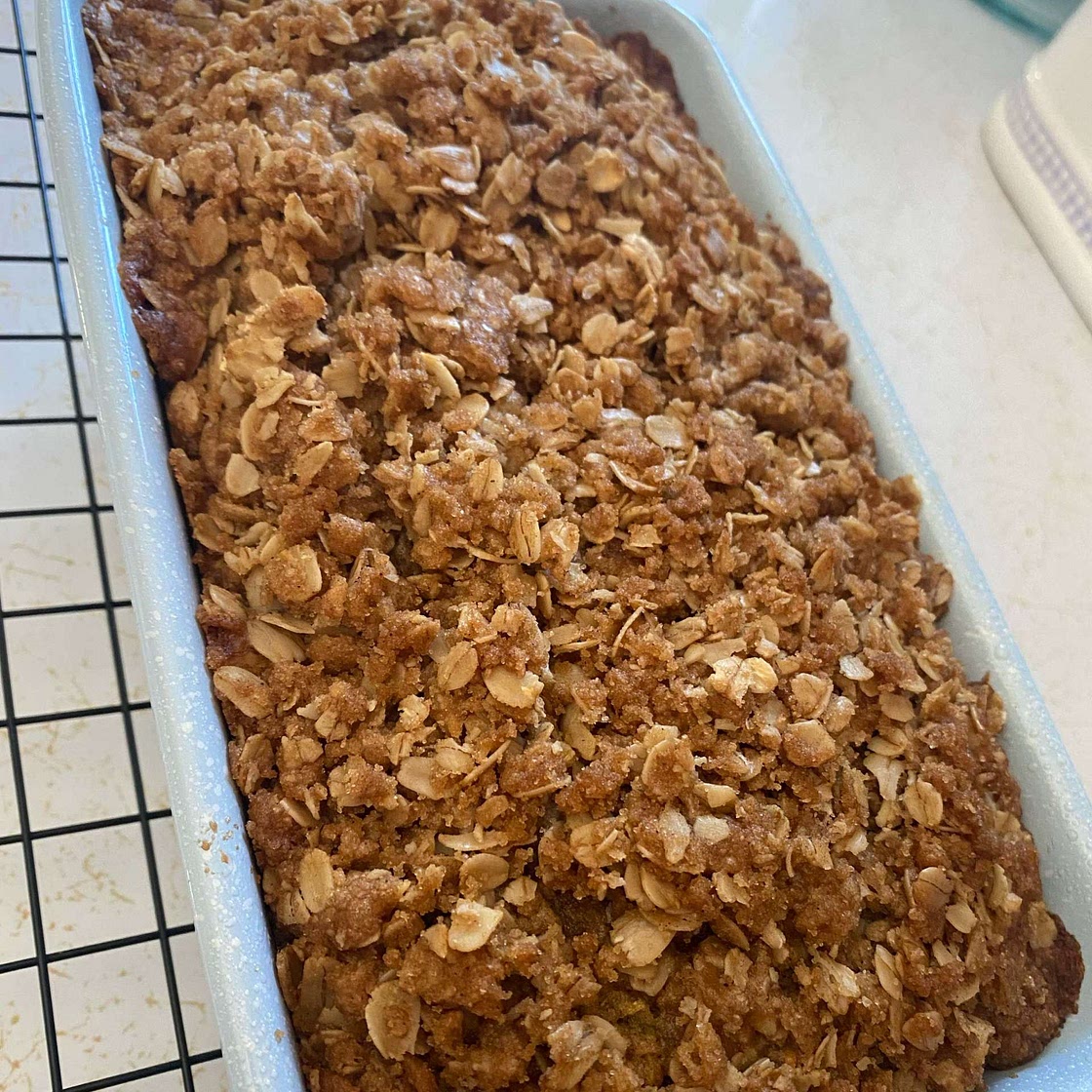 Award-Winning Zucchini Bread with Brown Sugar Streusel