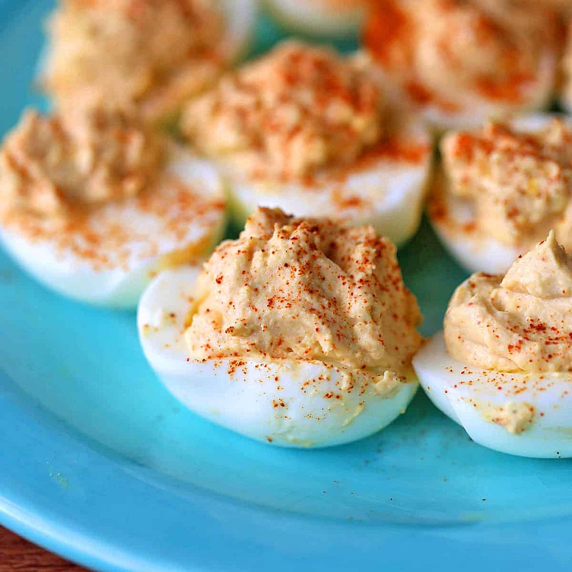 Greek Yogurt Deviled Eggs