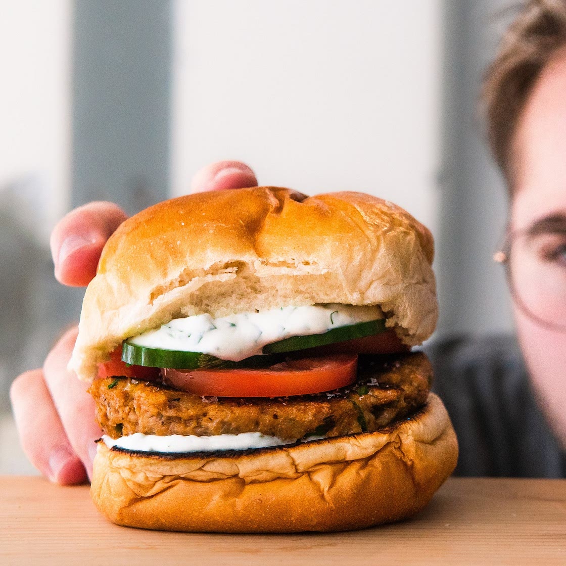 Easiest Tuna Burger
