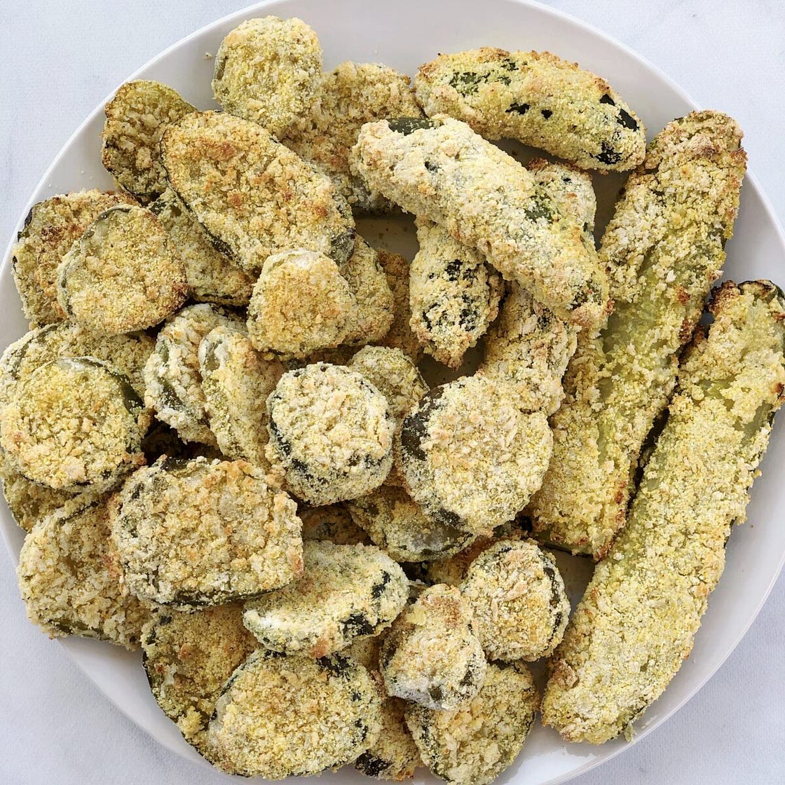 Vegan Air Fryer Fried Pickles