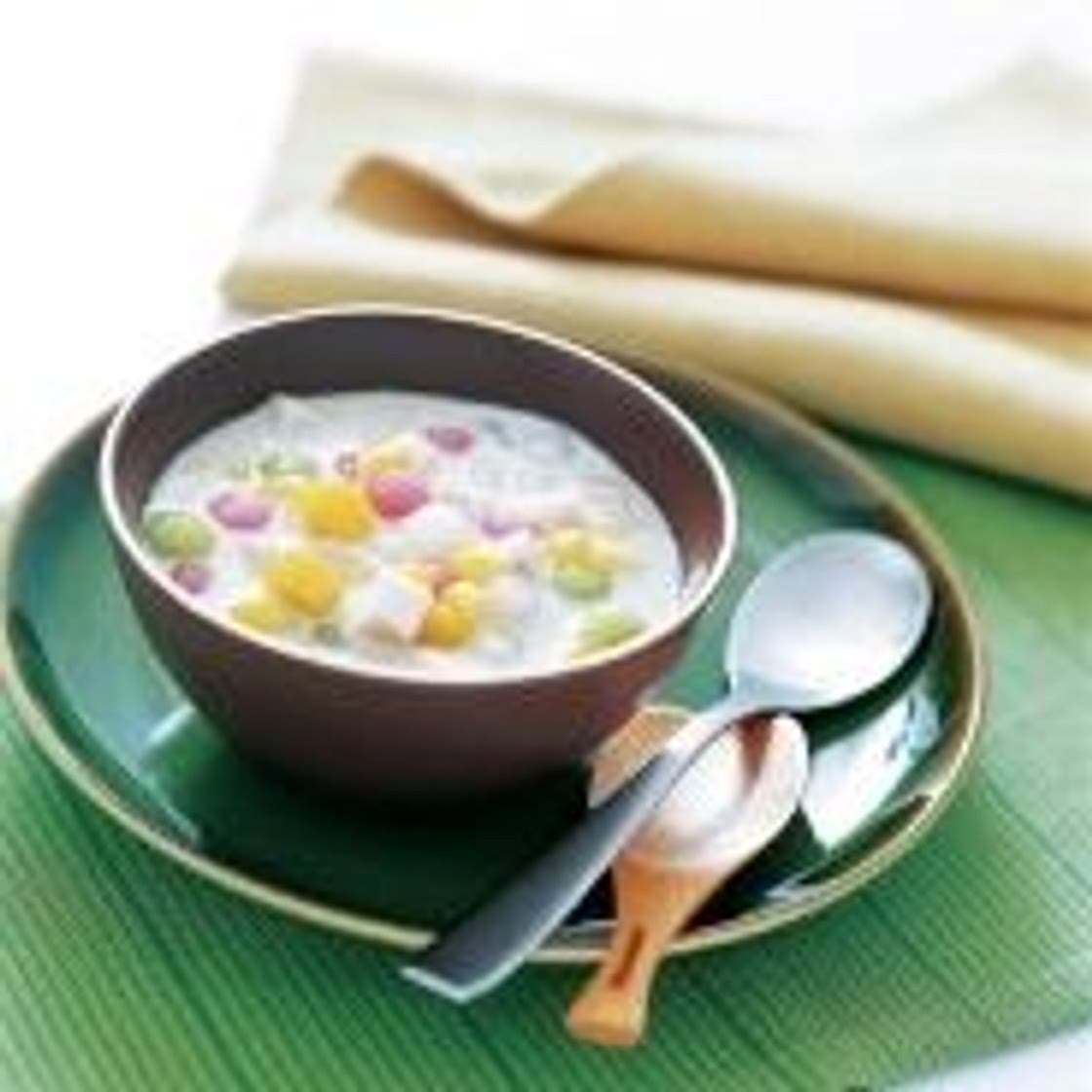 Black Glutinous Rice and Coconut Milk