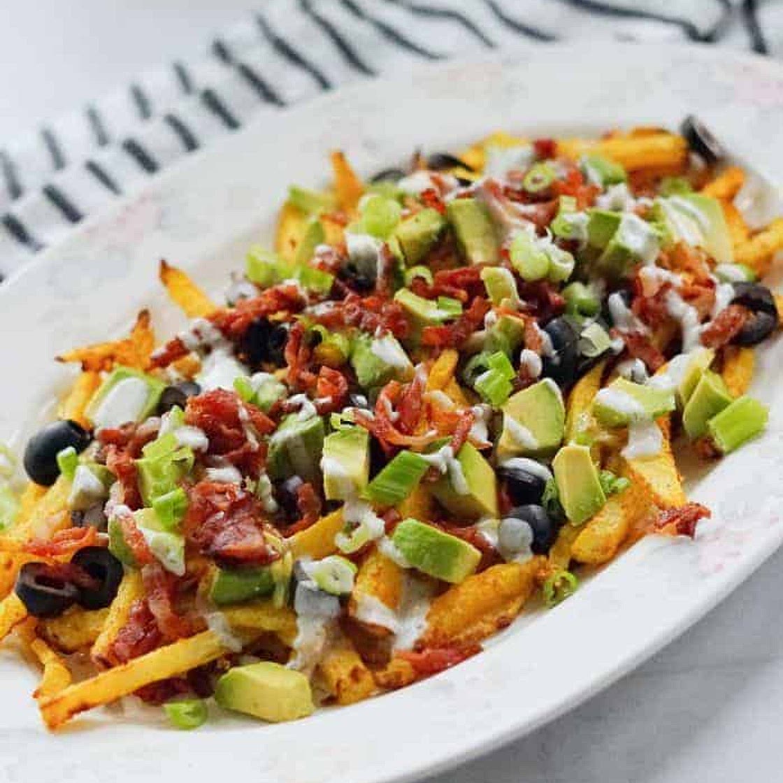 Air Fryer Jicama Fries (Paleo, AIP, Whole30, Vegan Option)