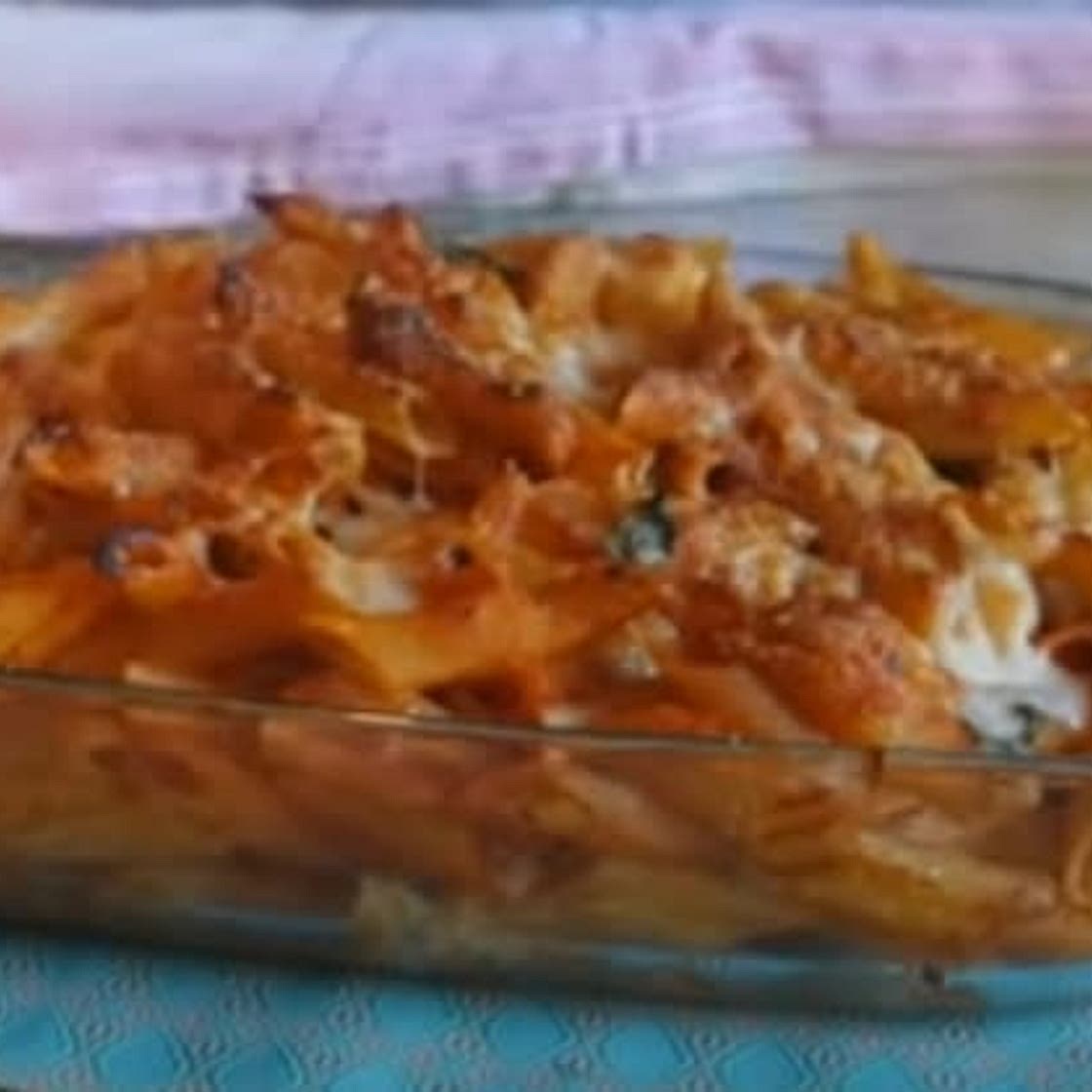 Penne Gratinado com Mozarela