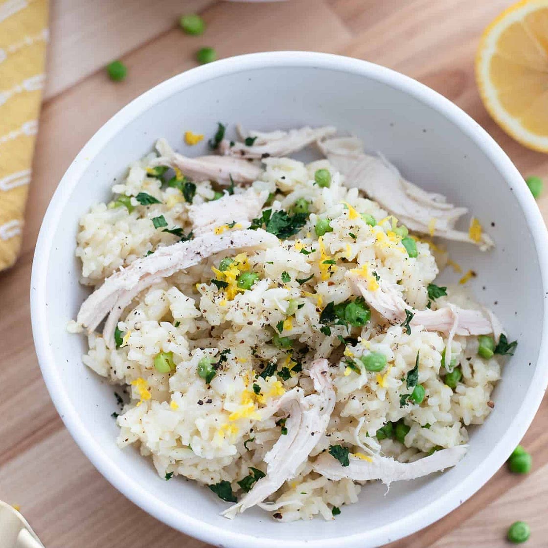 Instant Pot Lemon Pepper Rice with Chicken