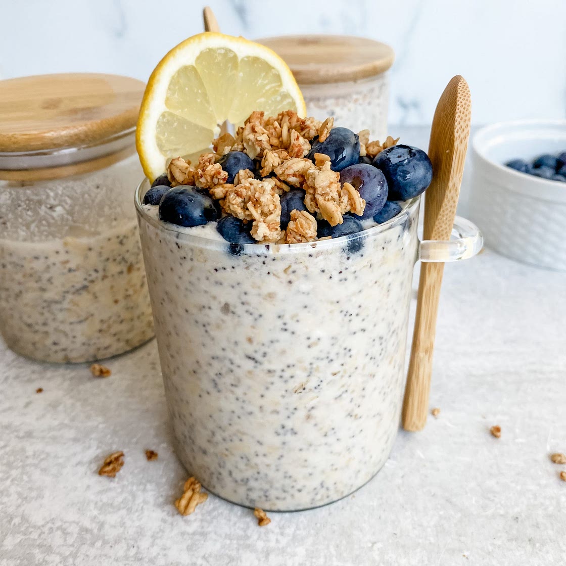Lemon Poppy Seed Overnight Oats