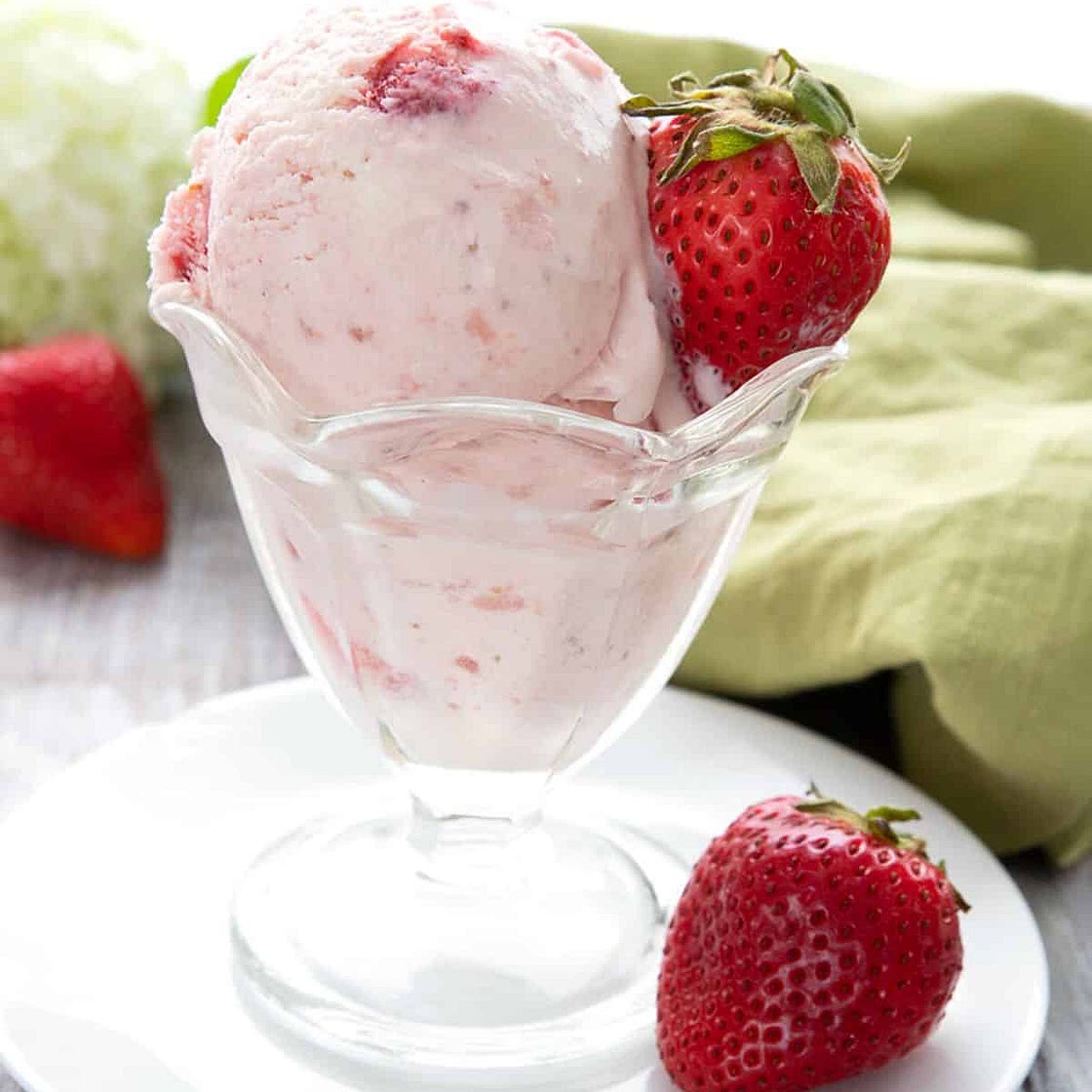 Keto Strawberry Ice Cream Recipe