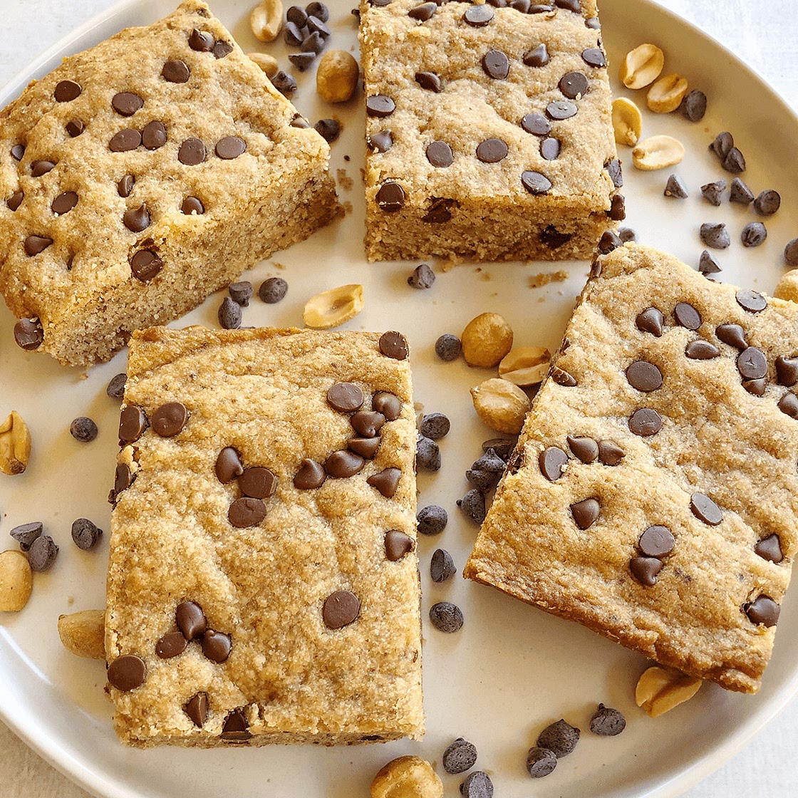 Vegan Peanut Butter Blondies