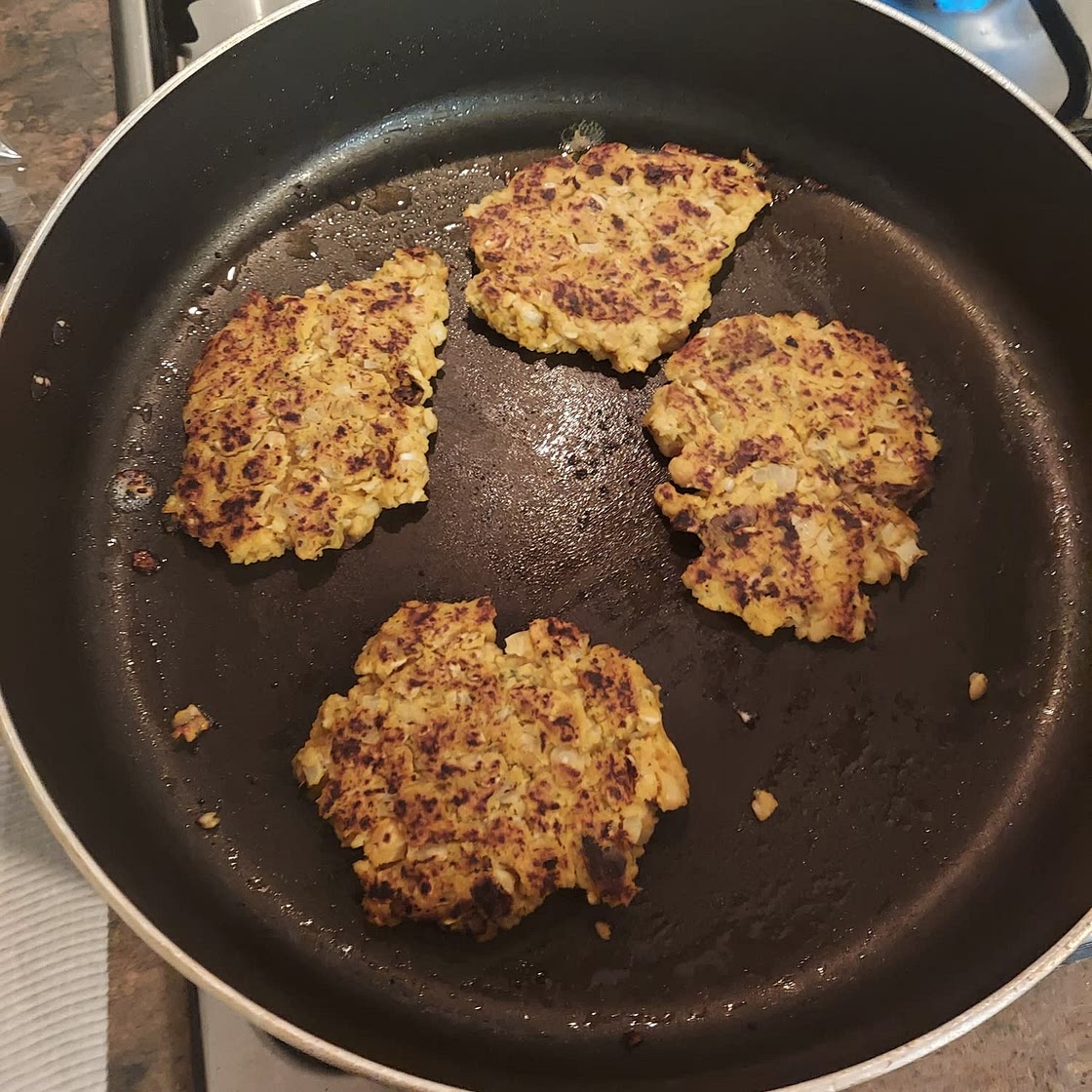 Sweet Potato Chickpea Cakes