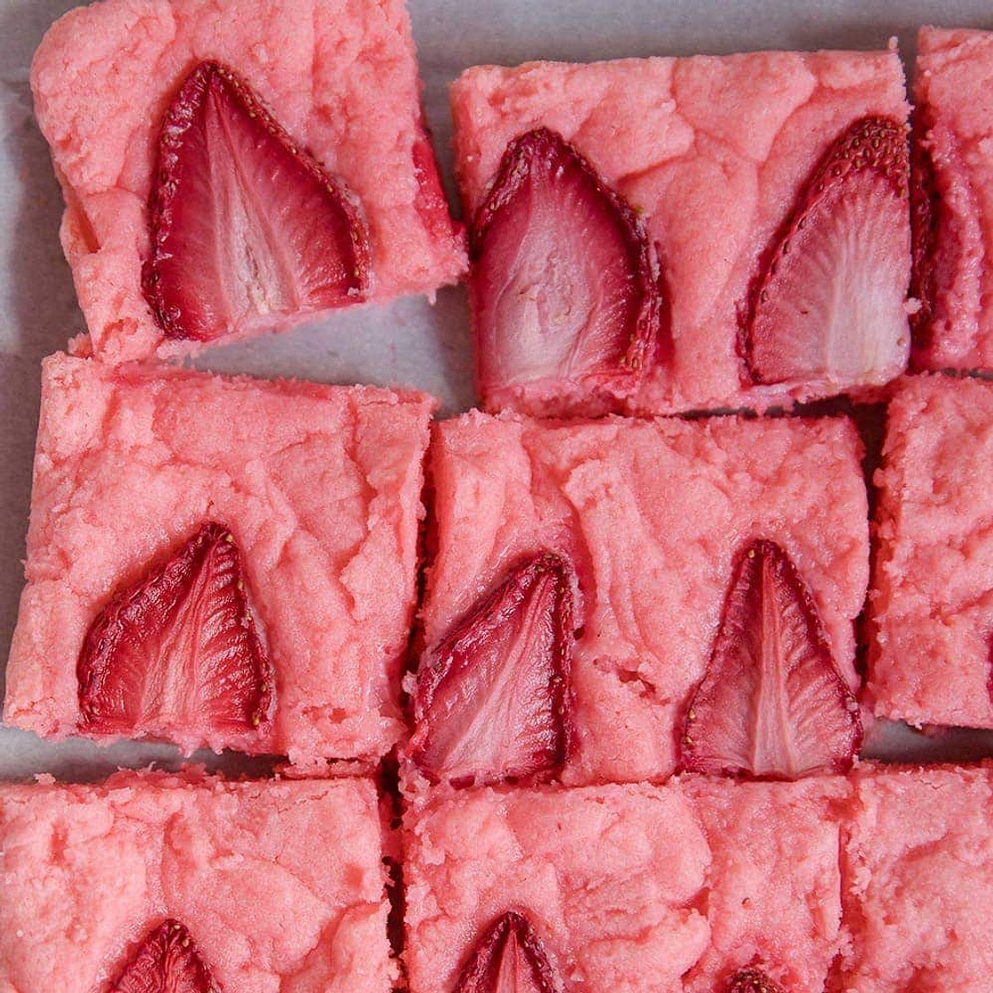 Strawberry Brownies