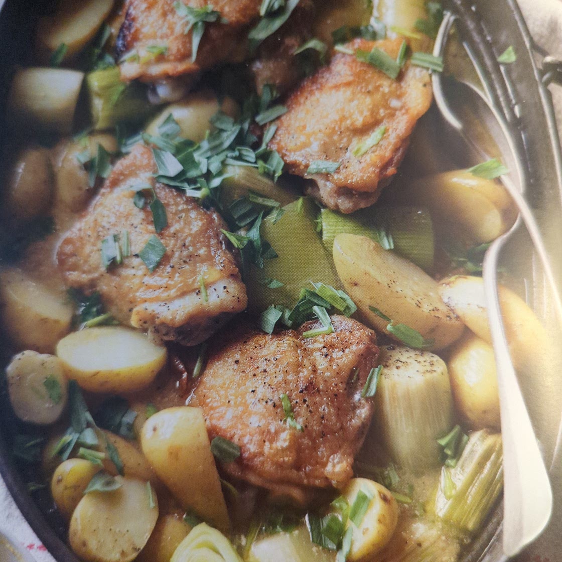 Chicken open-pot roast