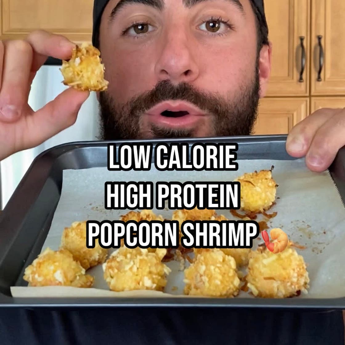 Low Calorie High Protein Popcorn Shrimp