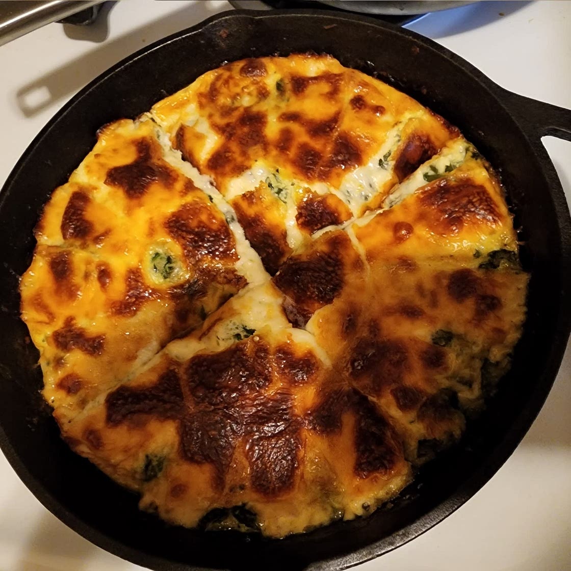 Crustless Spinach Quiche