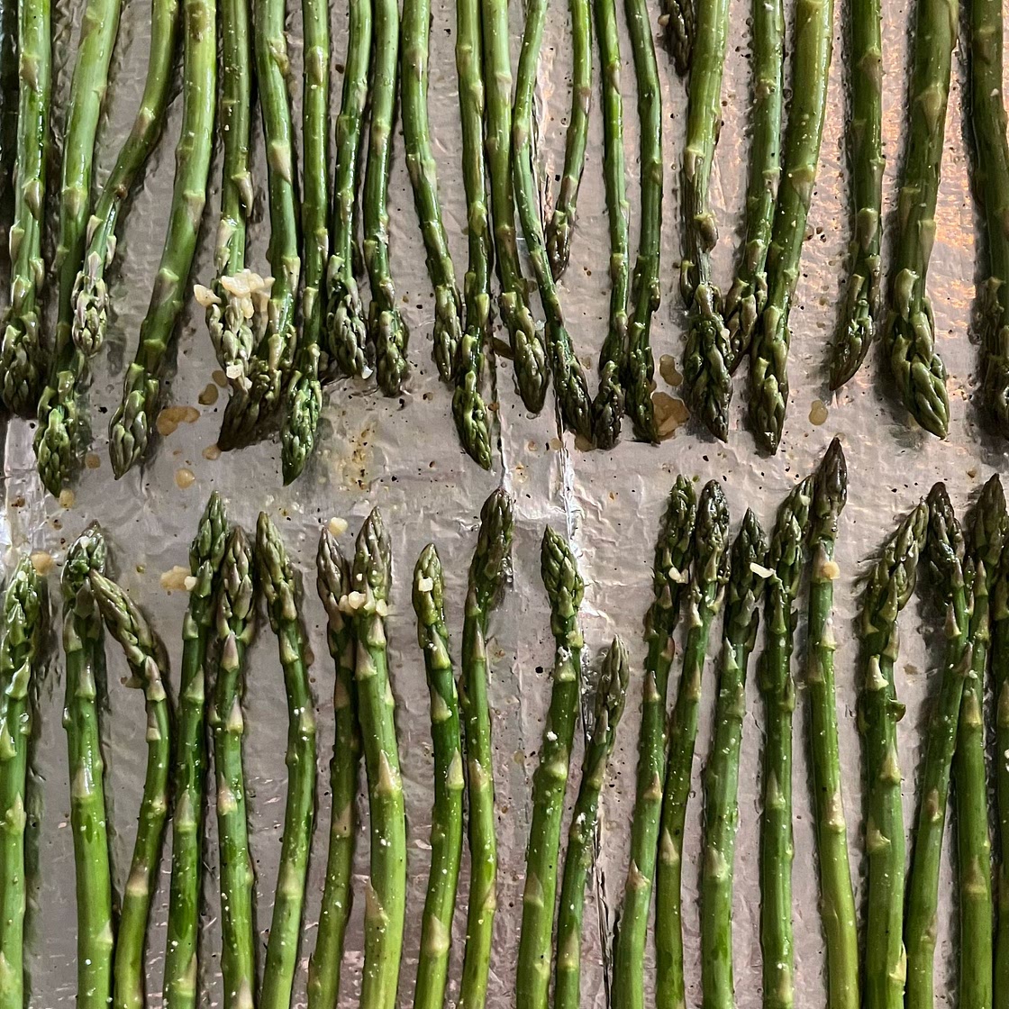 Roasted asparagus