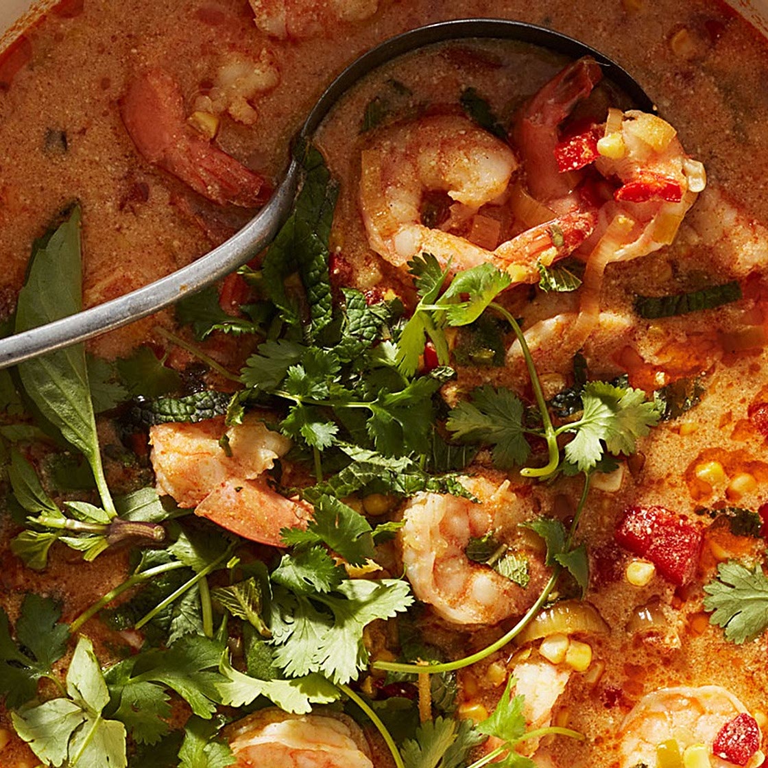 Thai Shrimp & Corn Chowder