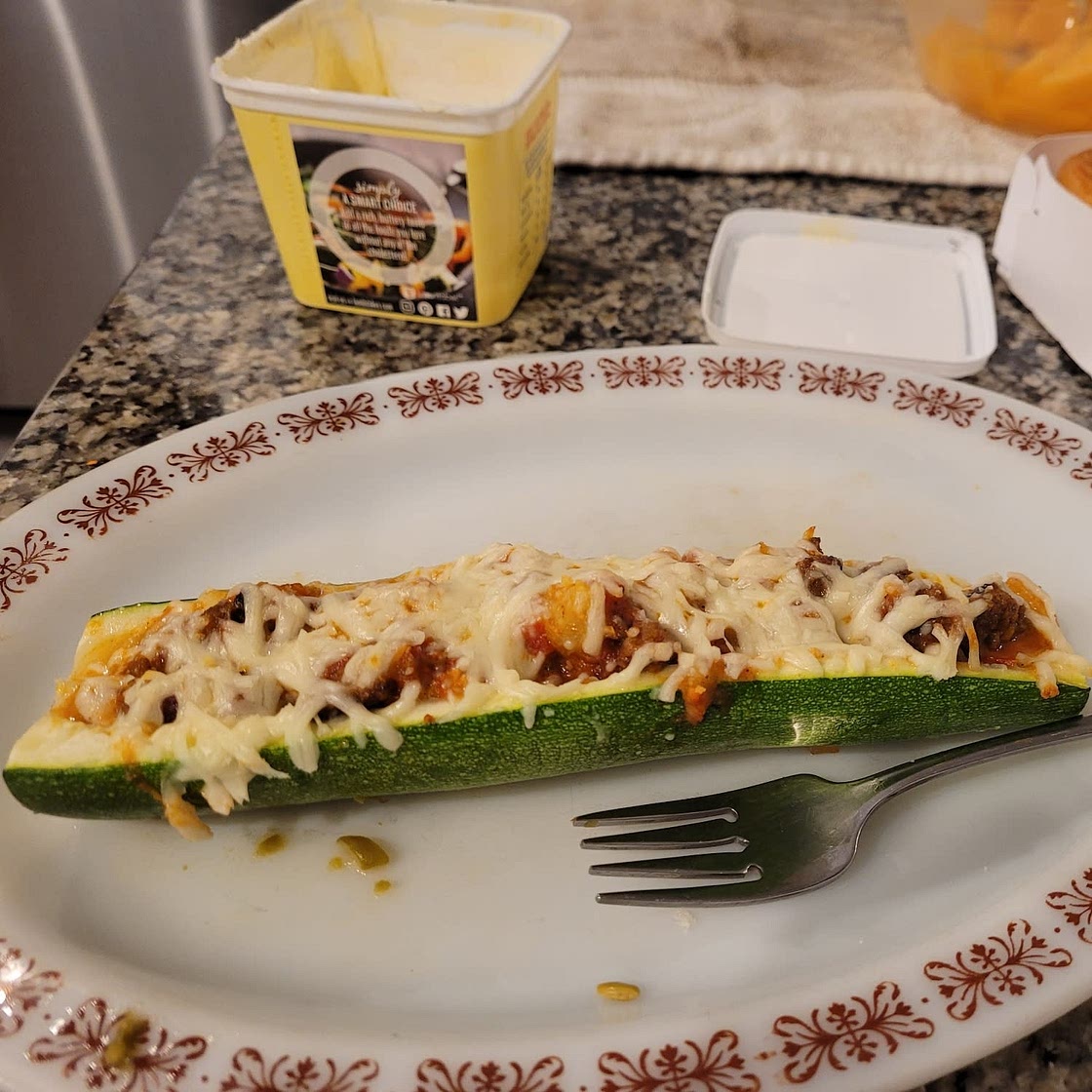 Burrito Zucchini Boats