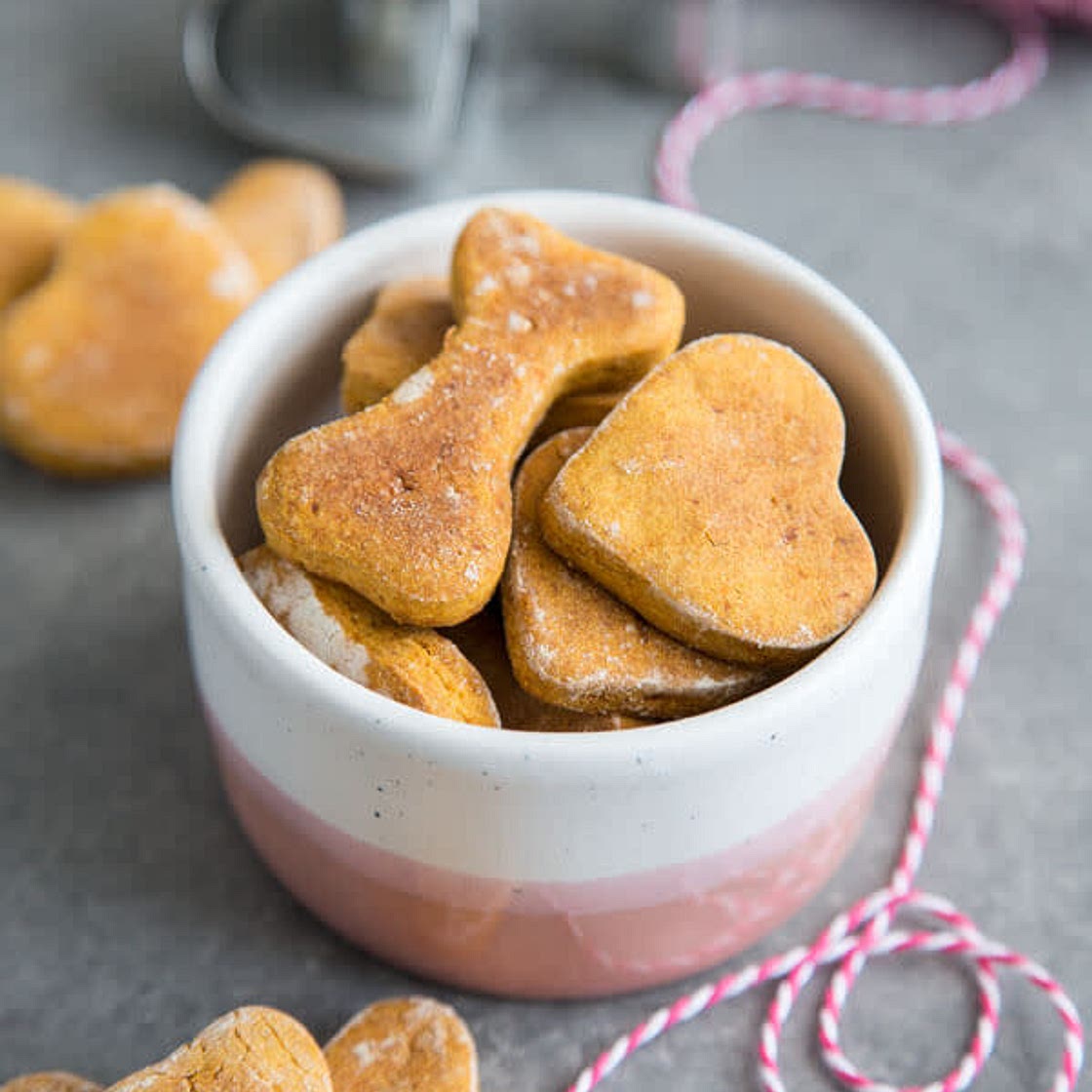 Sweet potato dog biscuits