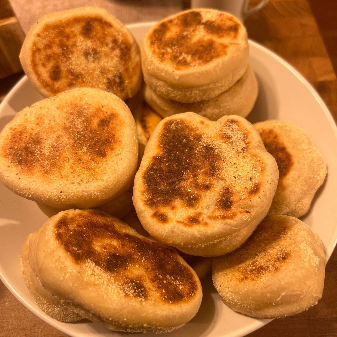 Sourdough English Muffins