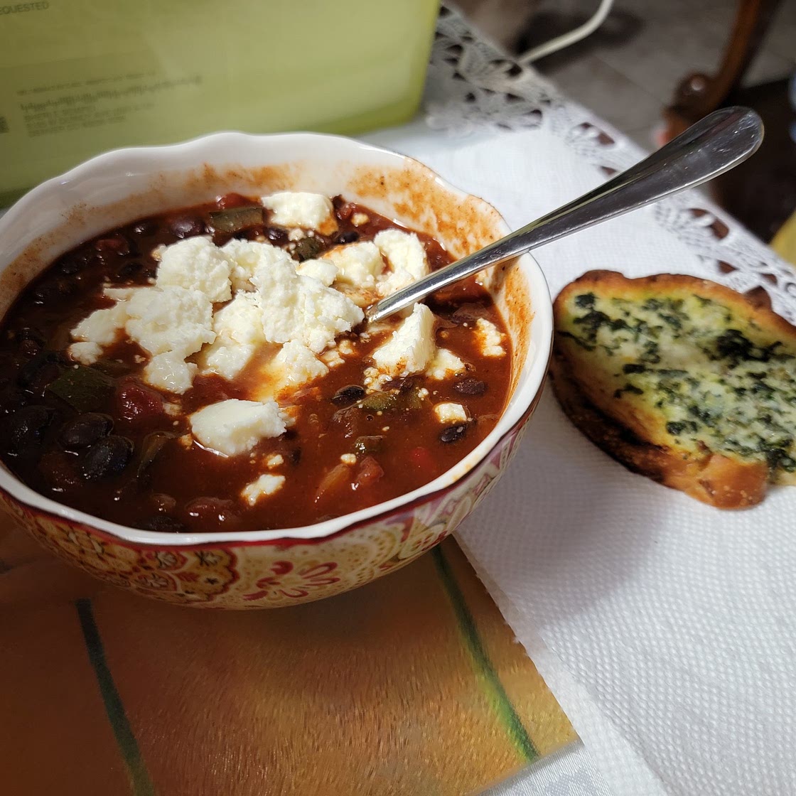 Rice Cooker Vegetarian Black Bean Chili
