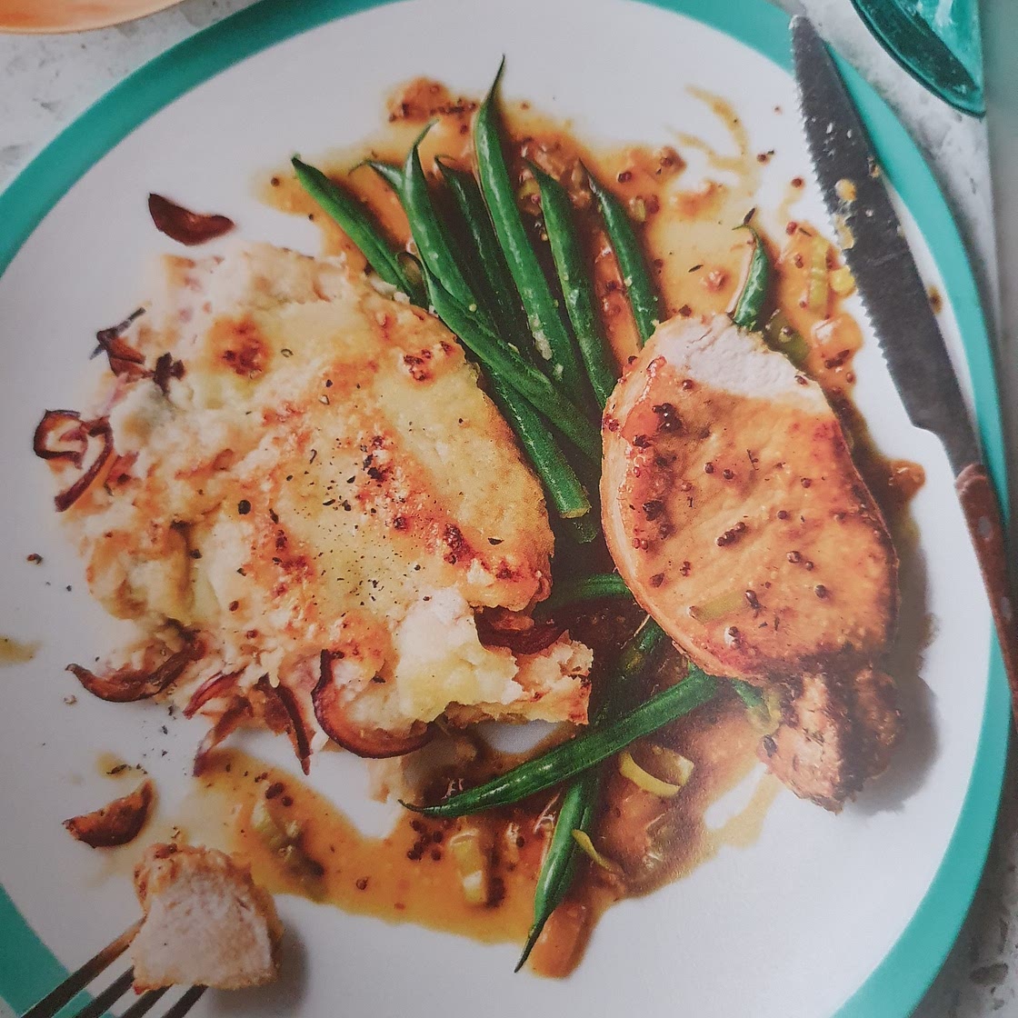 Honey and mustard pork